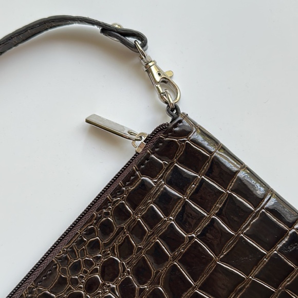 Vintage mini bag in luxury dark brown color - Picture 6 of 9